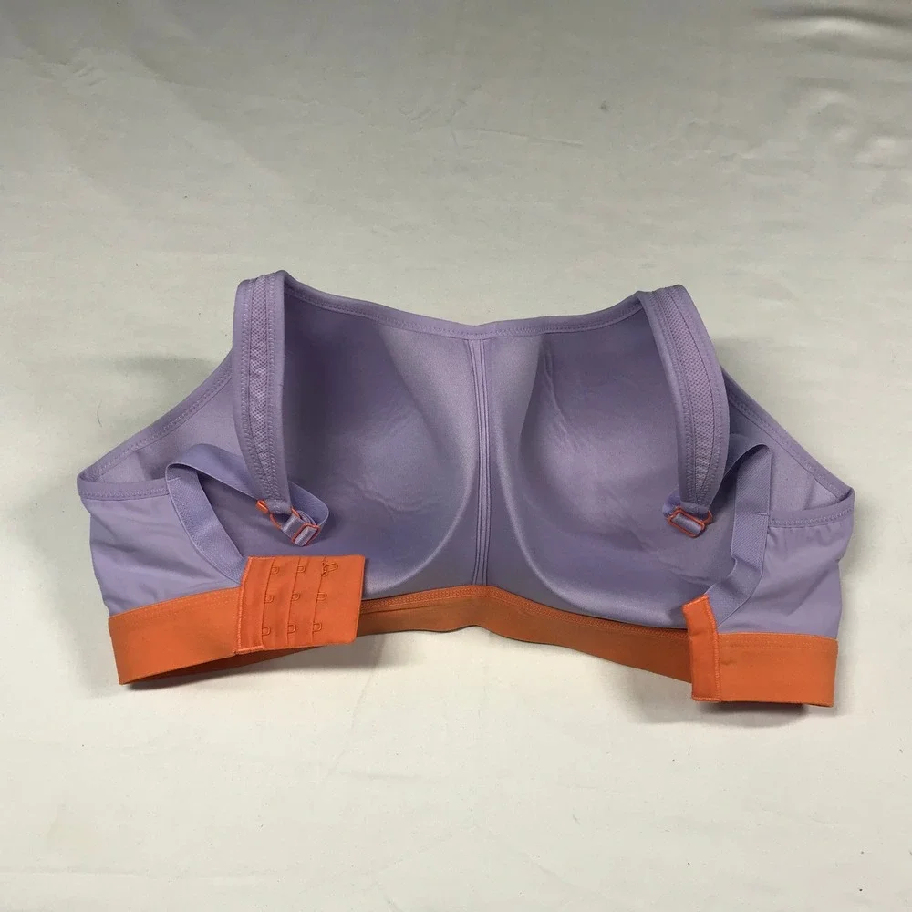 Panache Sport Lavender Orange Underwired High Impact Sports Bra 7341B 32FF